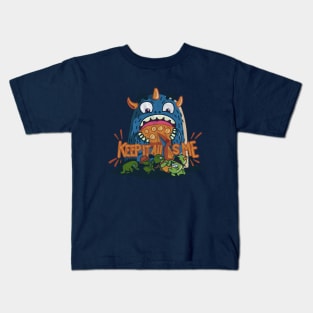 capitalism monster Kids T-Shirt